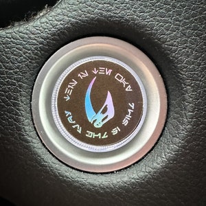 Mandalorian This is the Way Mudhorn Holographic Sticker