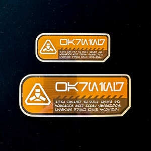 Warning This Water is Not Safe Aurebesh Sticker
