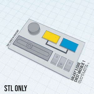 Galaxy&#39;s Edge Chest Greeblies 1 - 3D File STL ONLY
