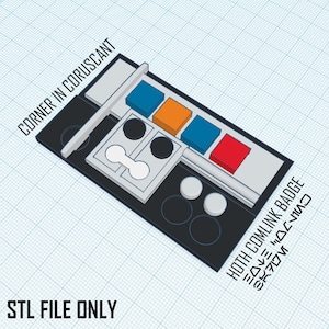 Luke/Leia Hoth Comlink Greeblie - 3D File STL ONLY