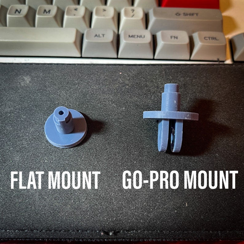 L0-LA59 Replacement Legs Flat Mount / Go-Pro Mount RAW Unpainted Kit image 2