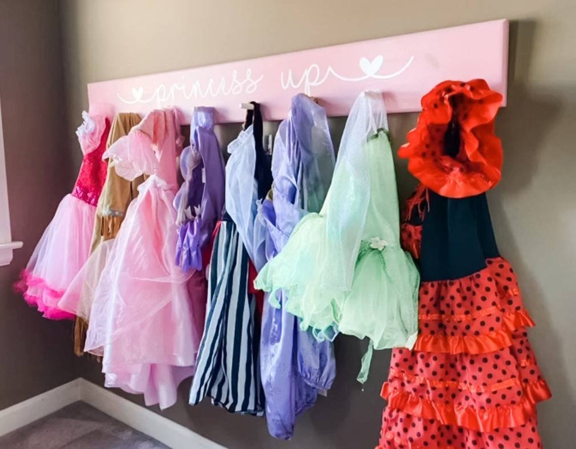 Princess Up Kids Dress Up Clothes Rack / Princess Sign / Etsy