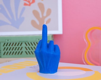 Middle Finger Minis Candle / Fuck you Candle / Hand Gesture Fuck Candle / Funny Candle / Unique Gift Ideas / Customized Colours and Scents