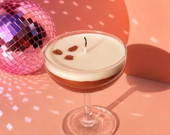 Espresso Martini-Kerze: Gerösteter Espresso-Duft, Coupé-Glas