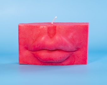 Lip Candle / Abstract Candle / Face Candle / Home Decor / Bedroom Decor