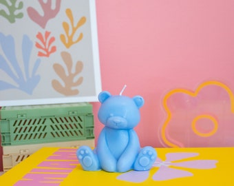 Teddy Bear Candle / Bear Candle / Beautiful Candle / Unique Candle / Nice Candle / Adorable Candle / Bear