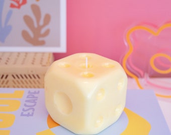 Large Dice Candle / Dice Candle / Cute Candle / Unique Candle / Bedroom Decor / Y2K / Cool Candle / Beautiful Candle