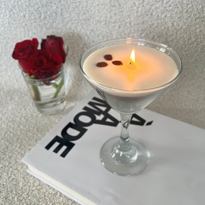 Espresso Martini Candle / Coffee Candle / Espresso Martini Lovers / Cocktail Candles / Beautiful Candle / Martini Lovers / Espresso Lovers