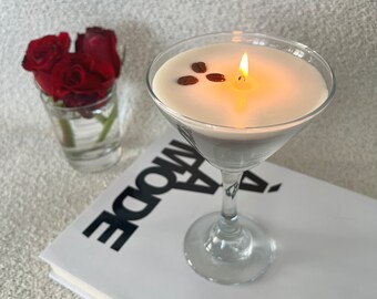 Espresso Martini Candle / Coffee Candle / Espresso Martini Lovers / Cocktail Candles / Beautiful Candle / Martini Lovers / Espresso Lovers