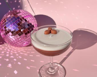 Espresso Martini Candle Small Coupe  / Coffee Candle / Espresso Martini  / Cocktail Candles / Martini Lovers / Espresso Lovers