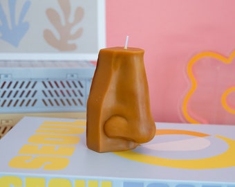 Nose Candle / Abstract Candle / Face Candle / Funny Candle / Unique Candle / Cute Candle / Home Decor