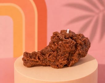 Fried Chicken Leg Soy Candle: Funny Food Candle