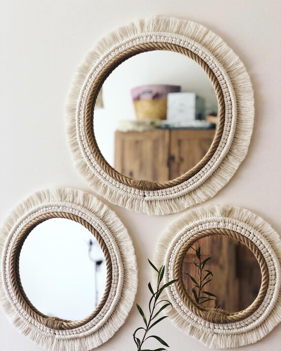 Macrame mirror deals