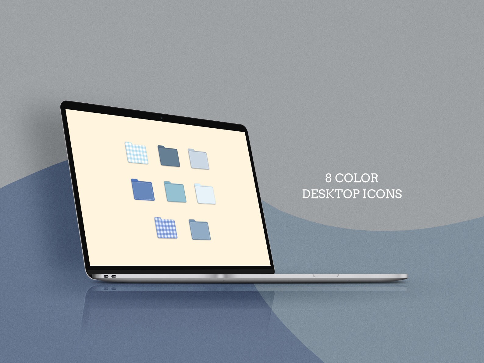 Folder Icons for Mac Mac Folder Icons Blue Color Desktop | Etsy