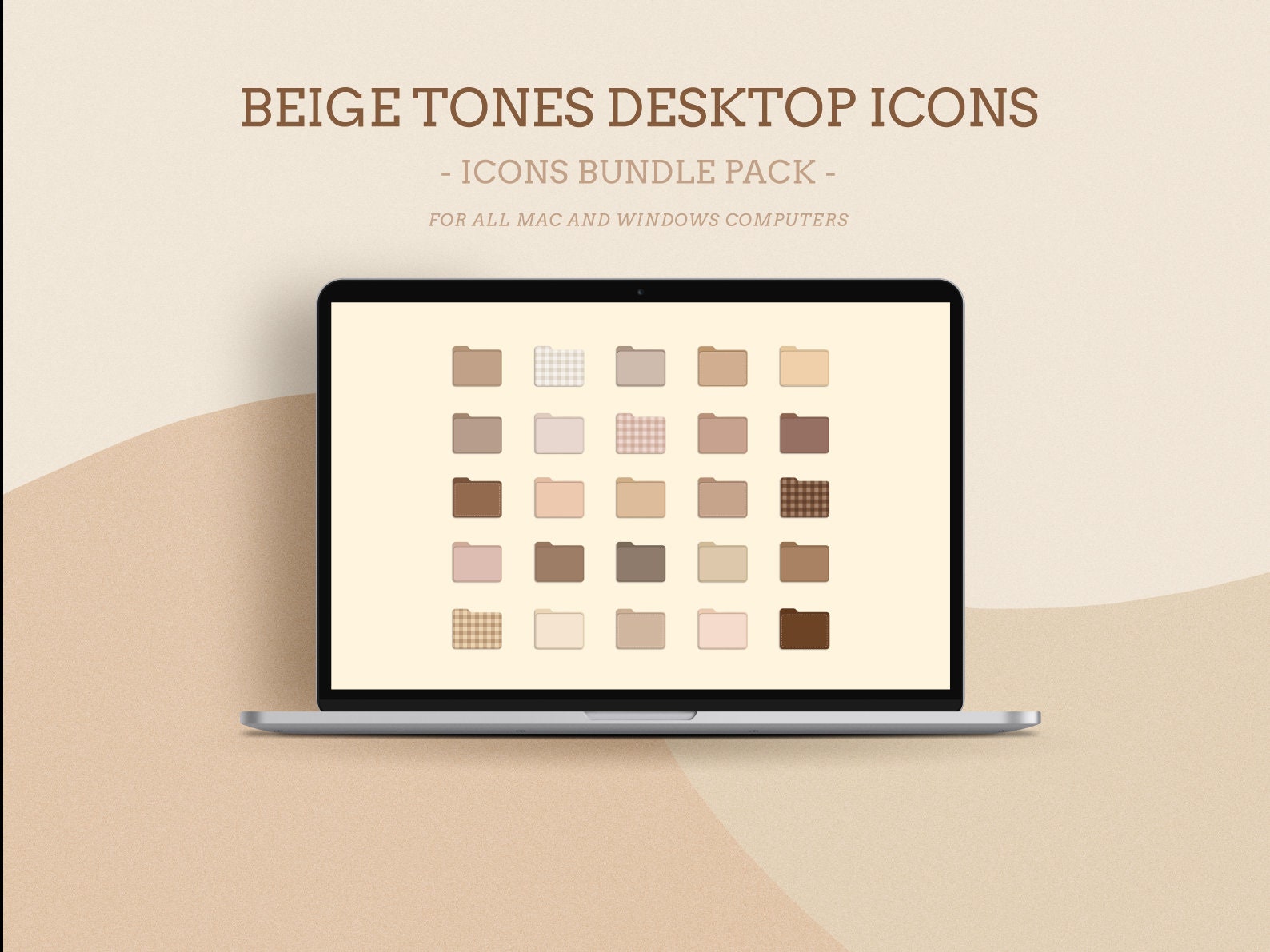Beige Tons Png Icons, Mac Folder Icons, Png Icons, MacBook Folder, Beige  Folder Icon Design, Mac Icon Aesthetic, Desktop Organizing Icon - Etsy
