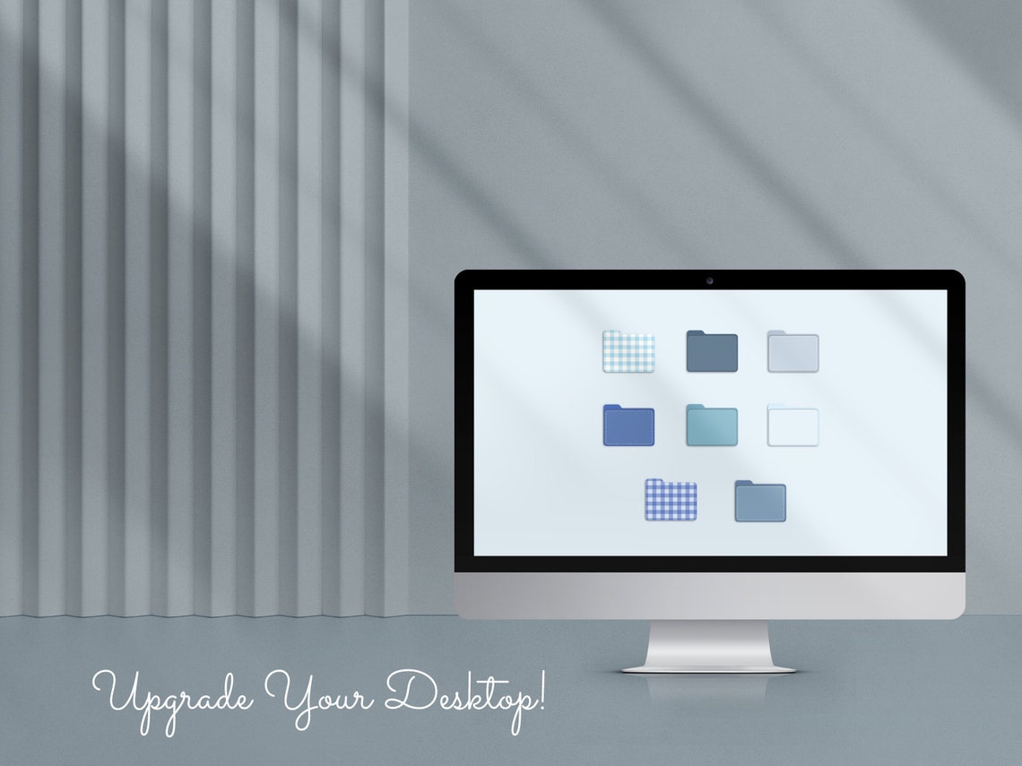 Folder Icons for Mac Mac Folder Icons Blue Color Desktop | Etsy