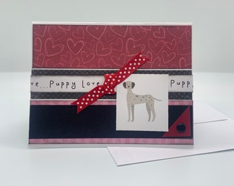 Card Kit - Puppy Love Card Making Kit - DIY - Greeting Card Kit - makes 6 cards!