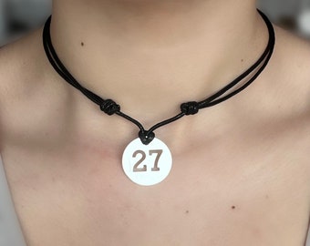 Medallion necklace number