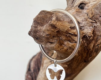 Jonc médaille papillon