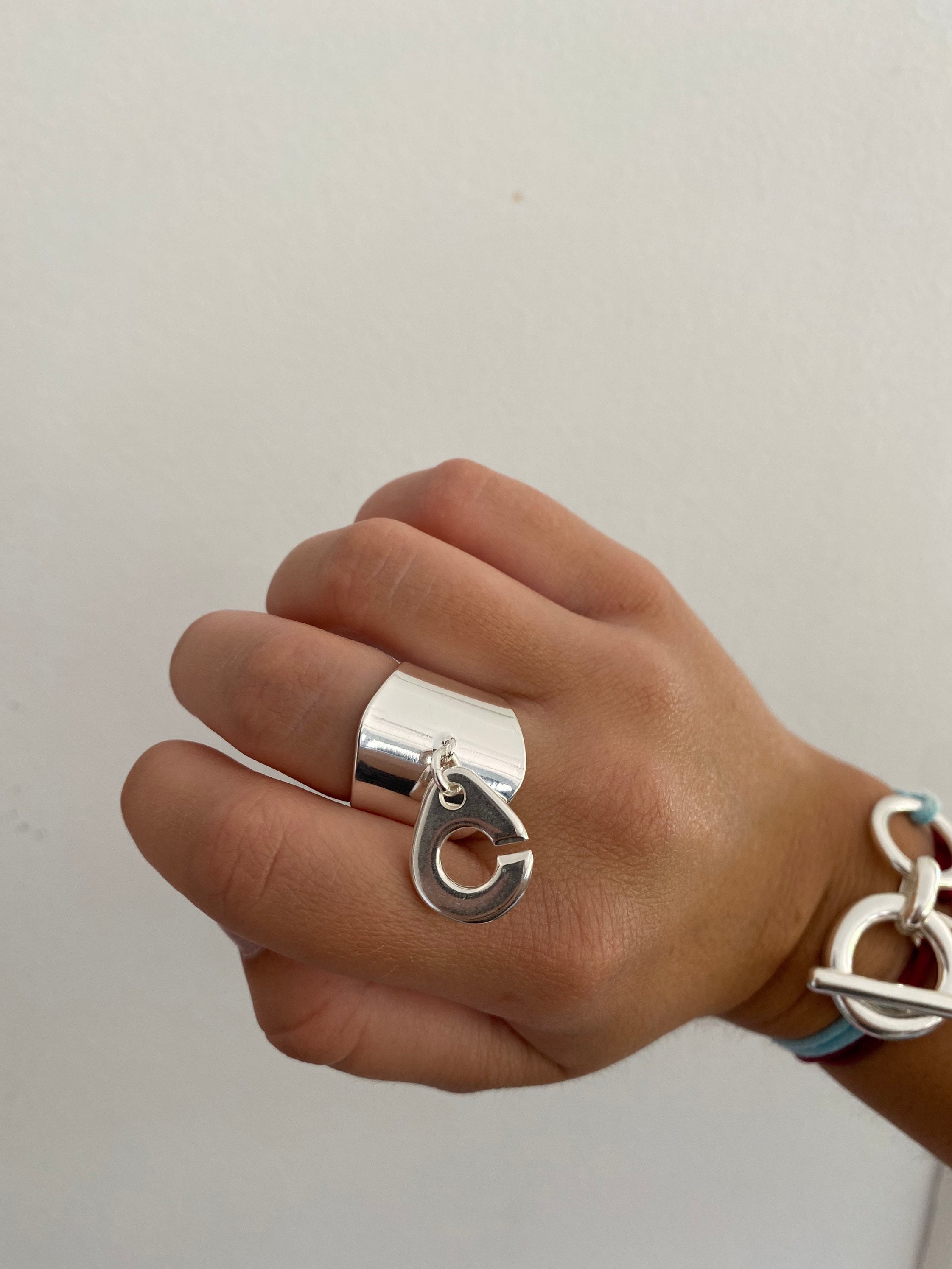 Bague menotte argent new arrivals