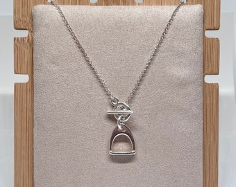 collier chaine mini toggle étrier