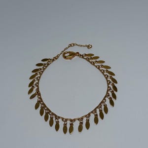 Gold-plated multi-charm bracelet