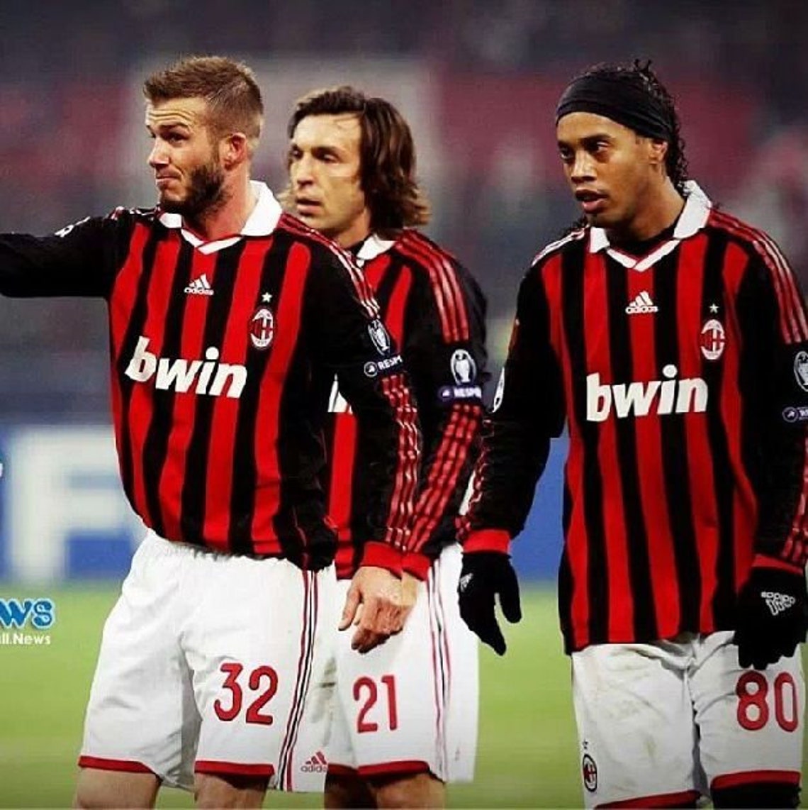 Ac Milan 09/10 Home Ronaldinho 80 Football Soccer Classic Etsy