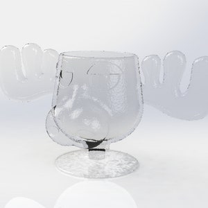 Christmas vacation 2024 moose glass
