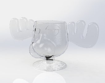 Christmas Vacation Moose Mug Goblet .STL FILE 3D MODEL