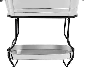 Recipiente para bebidas con bandeja de goteo y soporte de MG Decor - COLECCIÓN Madhu