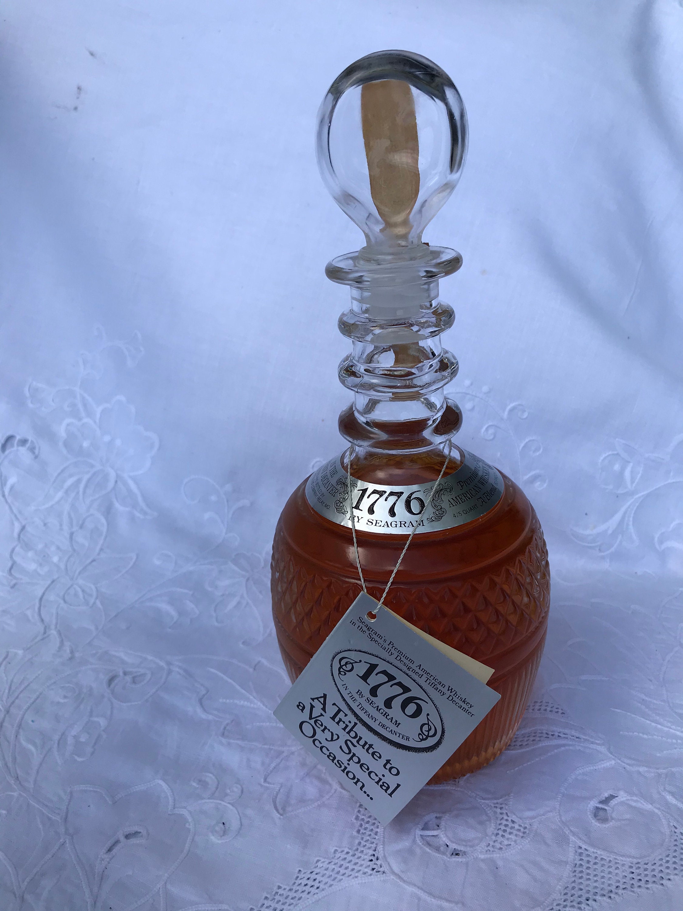 Bottle Decanter Tiffany Wine Decanter Vintage Tiffany Crystal