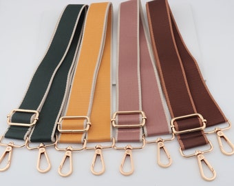 3,8cm Breite Verstellbare Stickerei Gurtband Schultertaschengurt, Canvas Taschengurt, Crossbody Taschengurt, Baumwolltaschengurt, Reine Farbe Taschengurt
