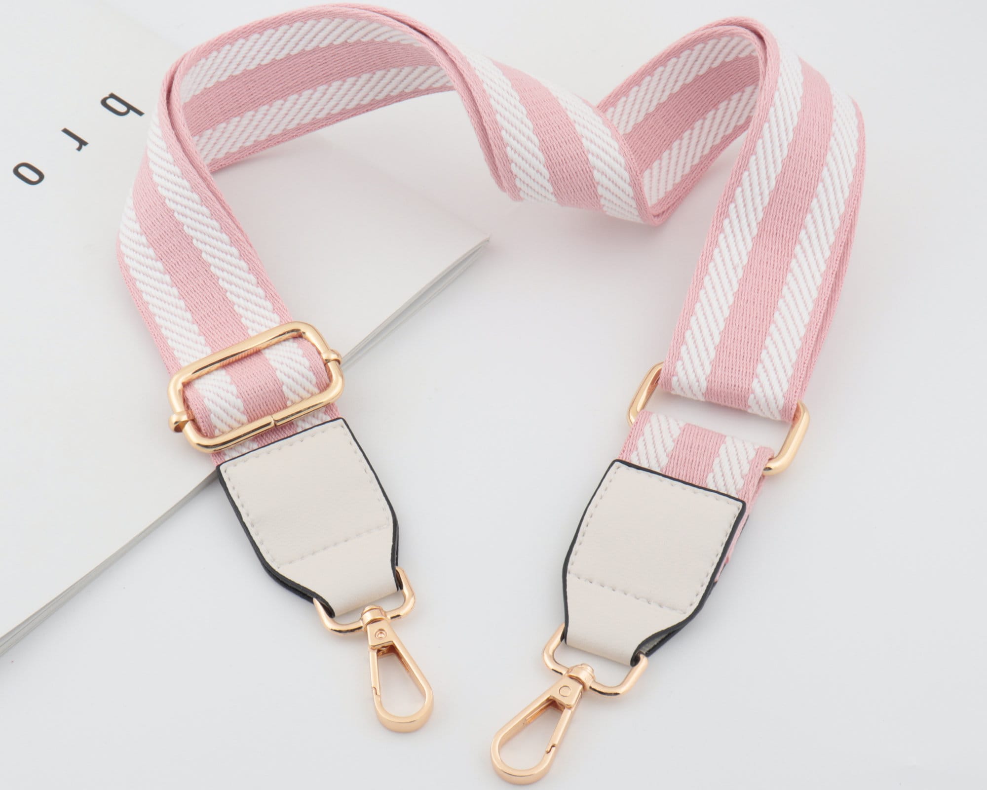 3.8cm Width Adjustable Striped Bag Strapcanvas Bag Strap Etsy