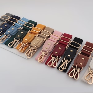 3,8 cm Breite verstellbar Stickerei Gurtband Schulter Geldbörse Gurt, Canvas Taschengurt, Crossbody Taschengurt , Baumwollgurt für Tasche, reiner Taschengurt