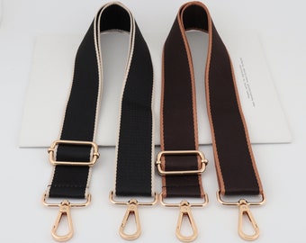 3,8cm Breite Verstellbare Stickerei Gurtband Schultertaschengurt, Canvas Taschengurt, Crossbody Taschengurt, Baumwolltaschengurt, Reine Farbe Taschengurt