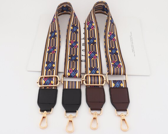 3.8cm Largeur reglable Brown Bag Strap Crossbody Bag Strap Canvas Sling Handle Pattern Bag Straps Replacement Strap For Womens Bag Etsy France