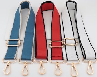 3,8cm Breite Verstellbare Stickerei Gurtband Schultertaschengurt, Canvas Taschengurt, Crossbody Taschengurt, Baumwolltaschengurt, Reine Farbe Taschengurt