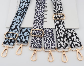 3.8cm Breite Verstellbarer Schultergurt / Schultergurt mit Leopardenmuster / Crossbody Umhängetasche Taschenzubehör / Ersatzgurt/Geldbeutel Taschengurt