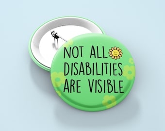 No todas las discapacidades son visibles. Insignia de discapacidad oculta.