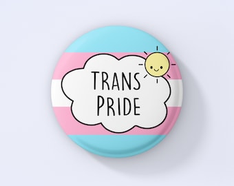 Pride Badges MULTIPLE OPTION | Trans Rights, Non Binary, Asexual, Lesbian, Gay