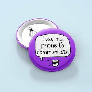 Ich nutze mein Telefon zur Kommunikation - Pin | Nicht verbal, halb verbal