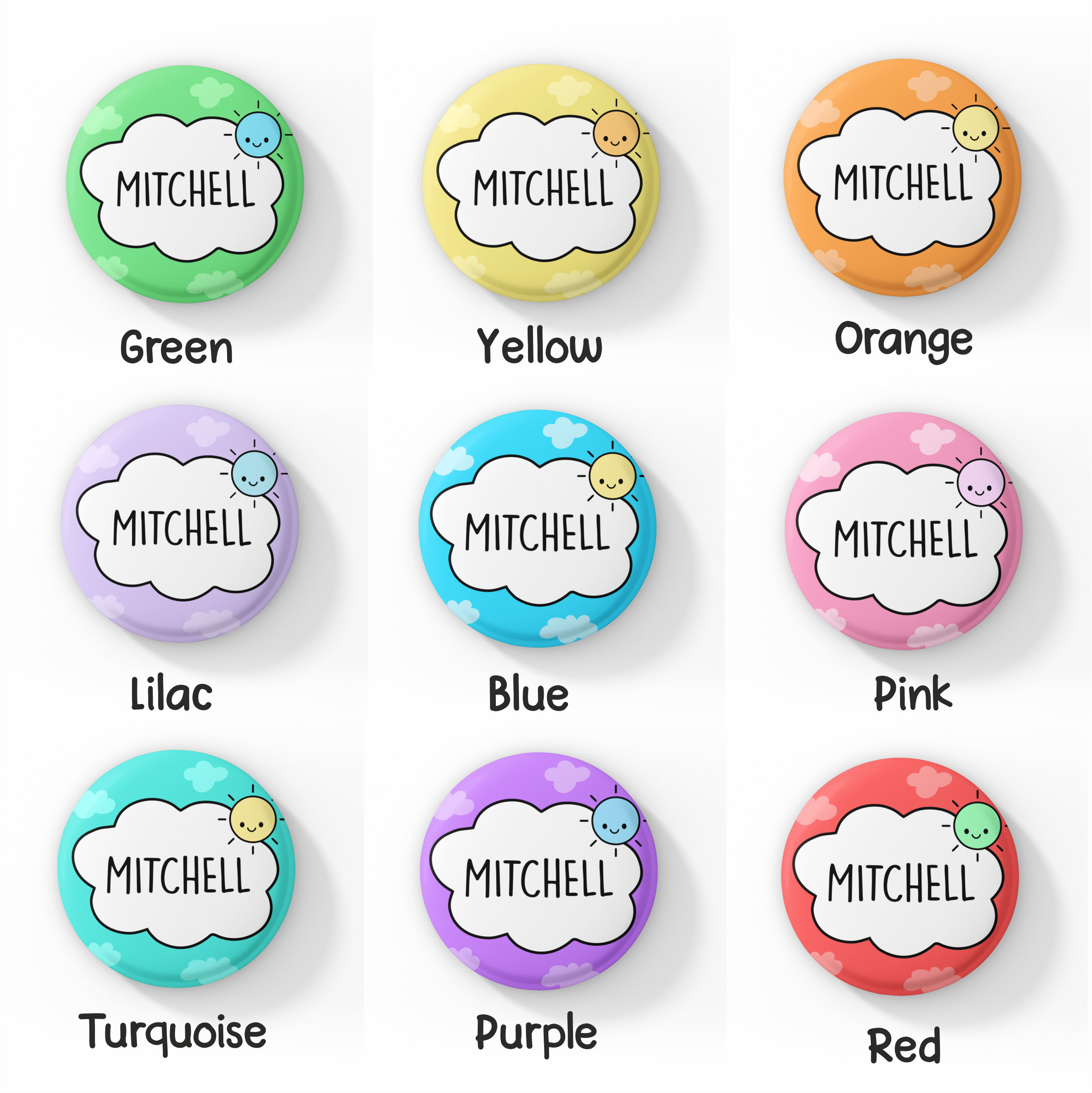 Custom Name + Wording Badge Pin | Personalised Gift - Custom Gift ...