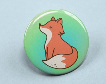 thumbnail image 2 of Handmade English Pewter Fox Vixen Head Lapel Pin Badge – Wildlife Brooch – Gift Boxed – Made In UK 2 of 6