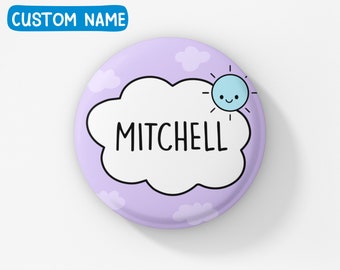 Custom Name + Wording Badge Pin | Personalised Gift - Custom Gift - Customised Name