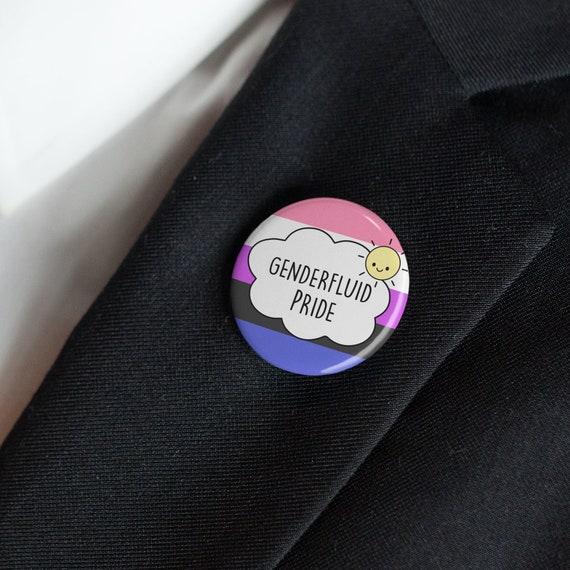 Genderfluid Pride Badge / Gender Fluid Flag Rainbow - Etsy Genderfluid Pride Badge / Gender Fluid Flag Rainbow - Etsy