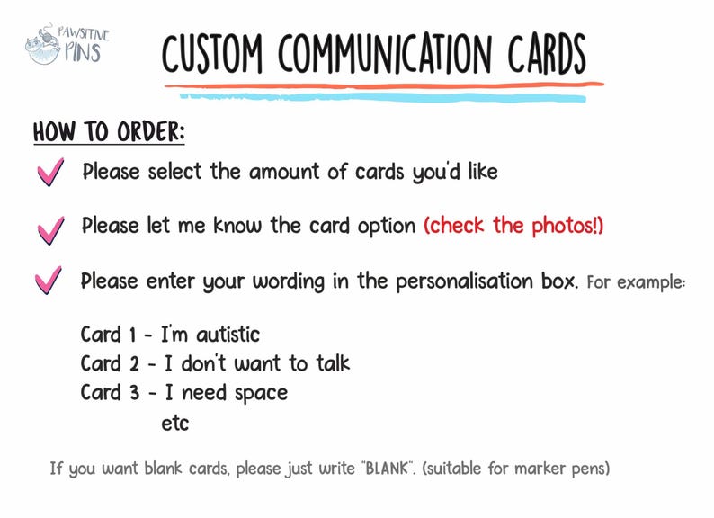 Custom Communication Cards: Bright Rainbow Edition for Autism/adhd ...