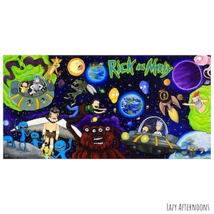 Rick & Morty | 22x11 Fine Art Print