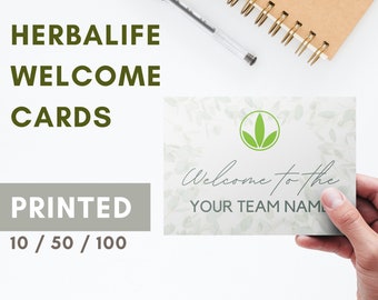 HERBALIFE Welcome to the Team Cards for Independent Distributors