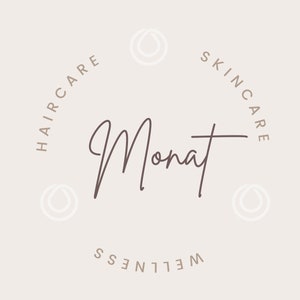 MONAT Business Cards Printed Style: Tan Circle for Market Partners image 4