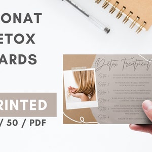 MONAT Detox Treatment Cards